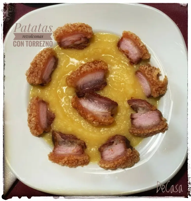 Patatas revolconas con Torrenos del Restaurante DeCasa en Riaza